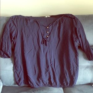 Navy blue blouse